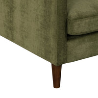 Aeliana Olive Green Velvet Accent Chair