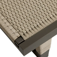 Daytona Outdoor Buff Dutch Weave Armed Lounge Chair