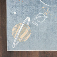 Rocket Blue Multicolour Area Rug