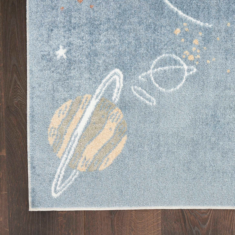 Rocket Blue Multicolour Area Rug