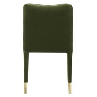 Diara Green Velvet & Gold Dining Chair (Set of 2)