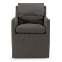 Chelseah Modern Grey Fabric Dining Chair