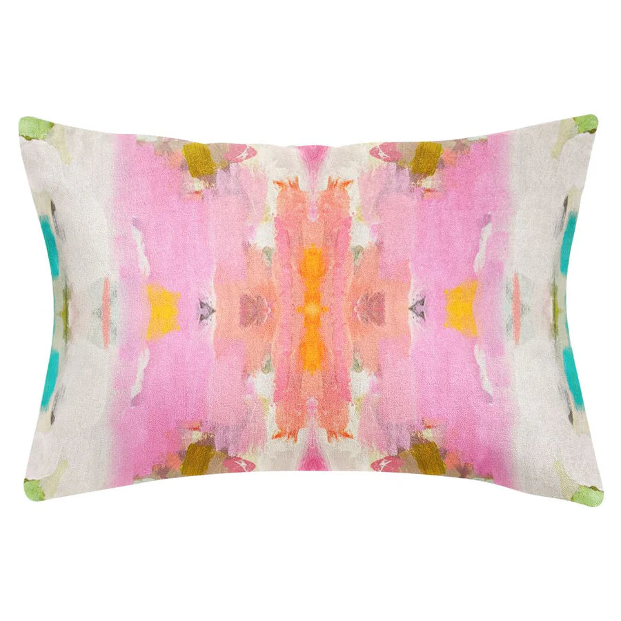 Hannah Watermark Multicolour Decorative Pillow (4 Sizes Available)