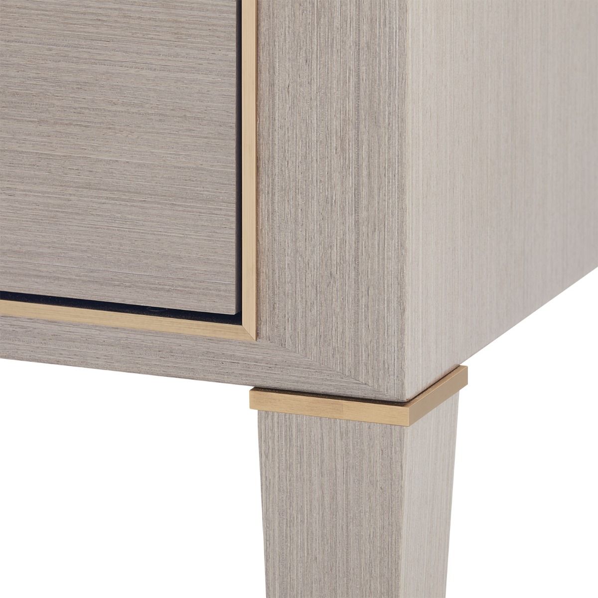 Lanna Taupe Grey and Champagne Desk