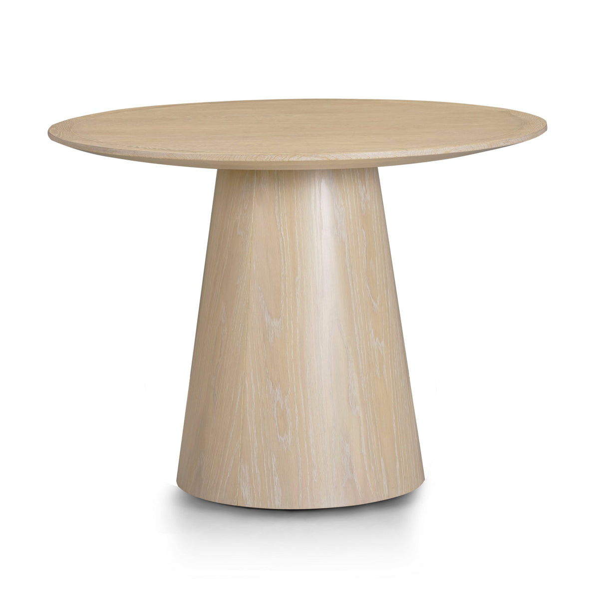 Sammi Natural Round Oak Dining Table (2 Sizes Available 41"-60")