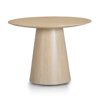 Sammi Natural Round Oak Dining Table (2 Sizes Available 41"-60")