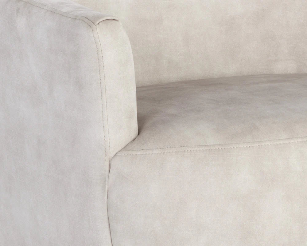 Casie Cream Swivel Accent Chair