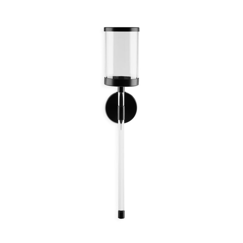 Dani Acrylic Black Wall Sconce