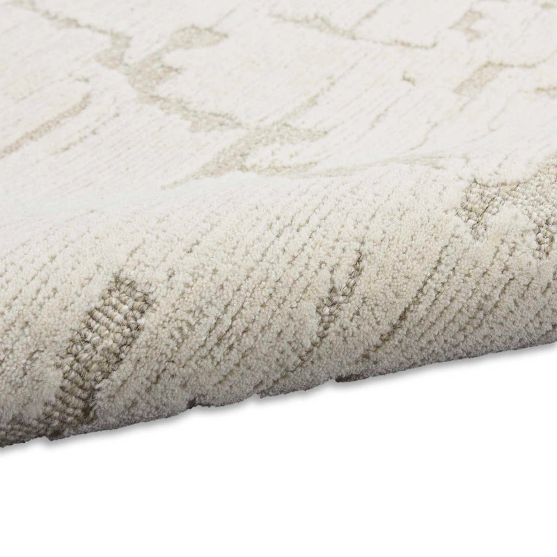 Blythe Modern Sculptural Ivory Area Rug