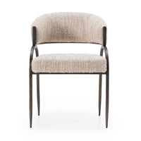 Claire Modern Beige Fabric Dining Chair