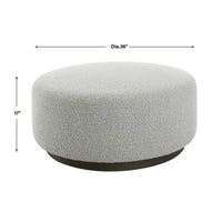Messeta Gray Ottoman