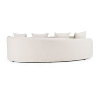 Helene Beige 4 Seat Outdoor Performance Fabric Sofa