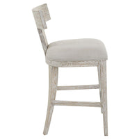 Rowan White Performance Counter Stool