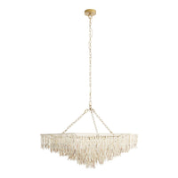 Josephine 44" Mother of Pearl Natural Large Chandelier