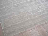 Ramo Modern Light Silver Patterned Area Rug - Elegance Collection