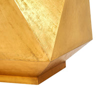 Gabrielle Light Antique Gold End Table