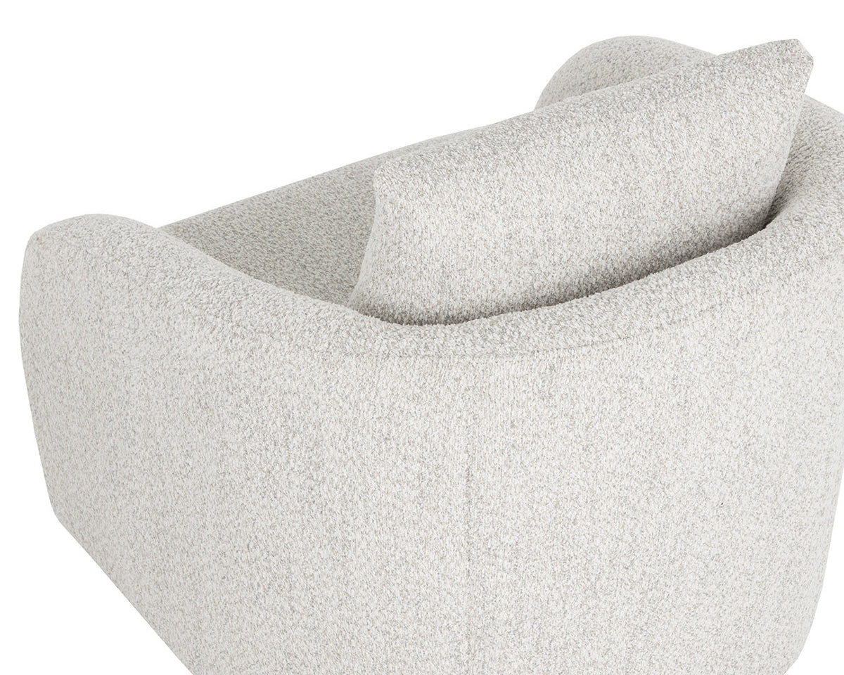 Wexford Greige Swivel Accent Chair