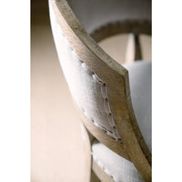 Banks Linen Barrel Back Counter Stool