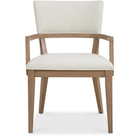 Magnus Earthen-toned Dining Arm Chair