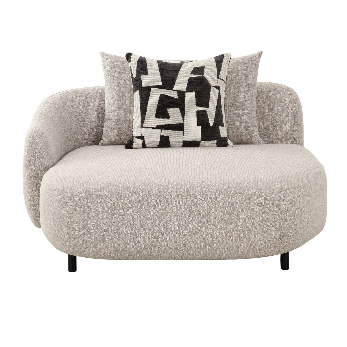 Emilia Modern Beige Sectional Sofa