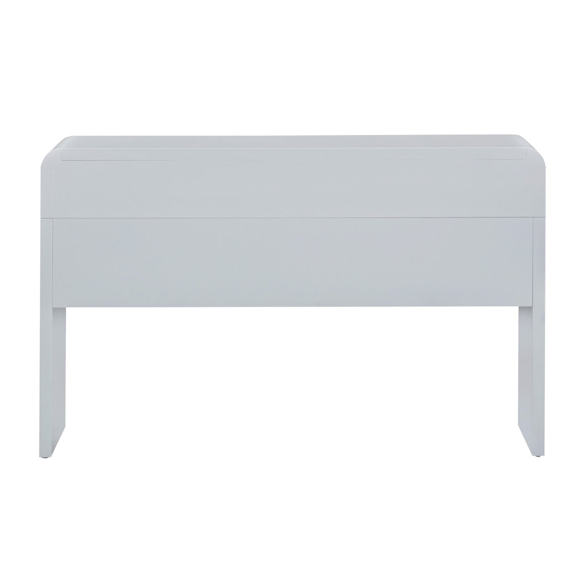 Ameline Pastel Blue Rattan Console/Desk