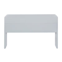 Ameline Pastel Blue Rattan Console/Desk