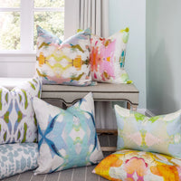 Sereia Blue Multicolour Decorative Pillow (4 Sizes Available)