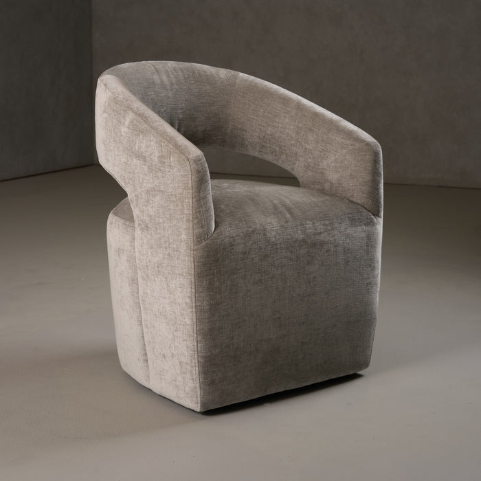 Gastra Grey Modern Fabric Dining Chair