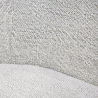 Fabia 90" Modern Off-White Fabric Sofa