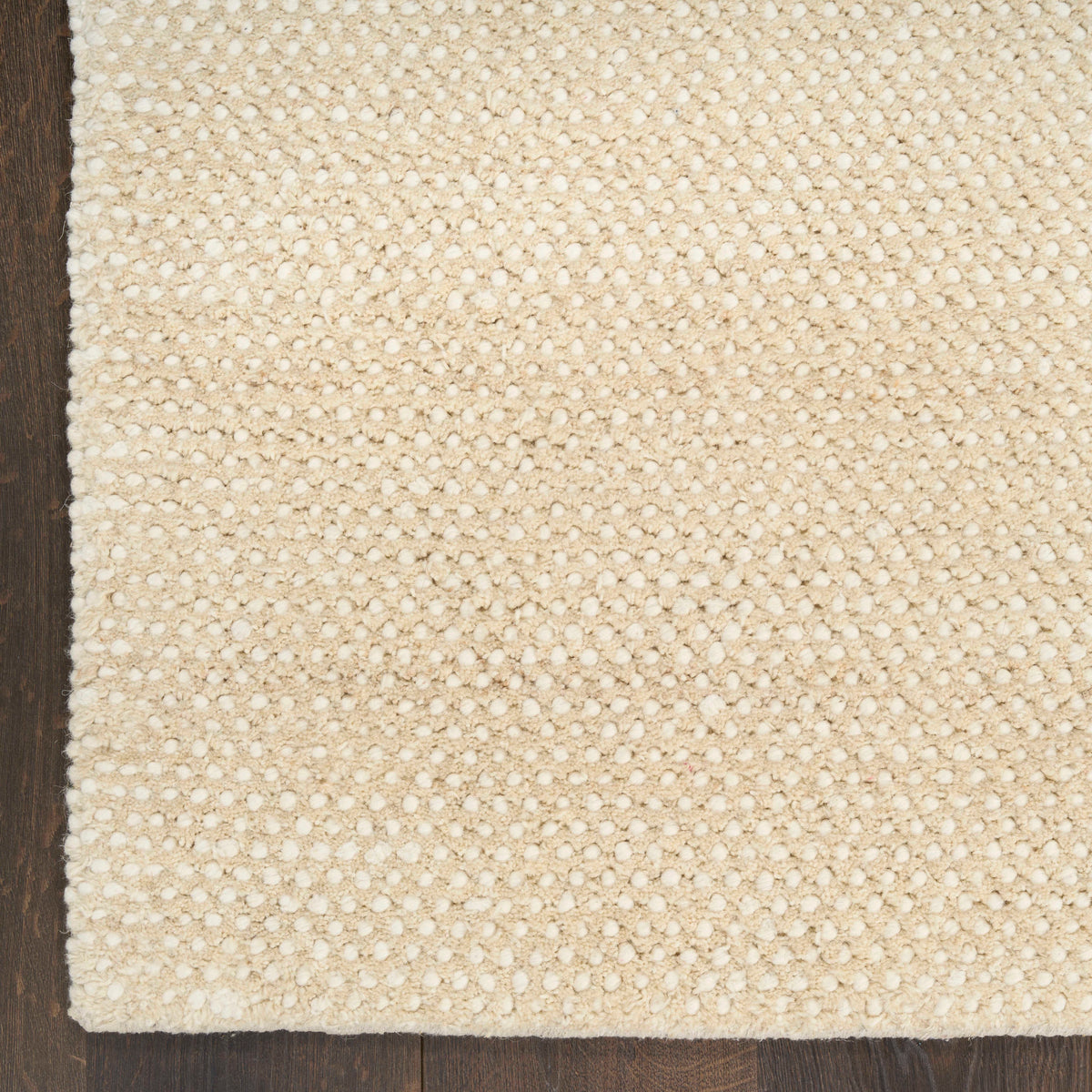 Everly Ivory Beige Wool Blend Area Rug