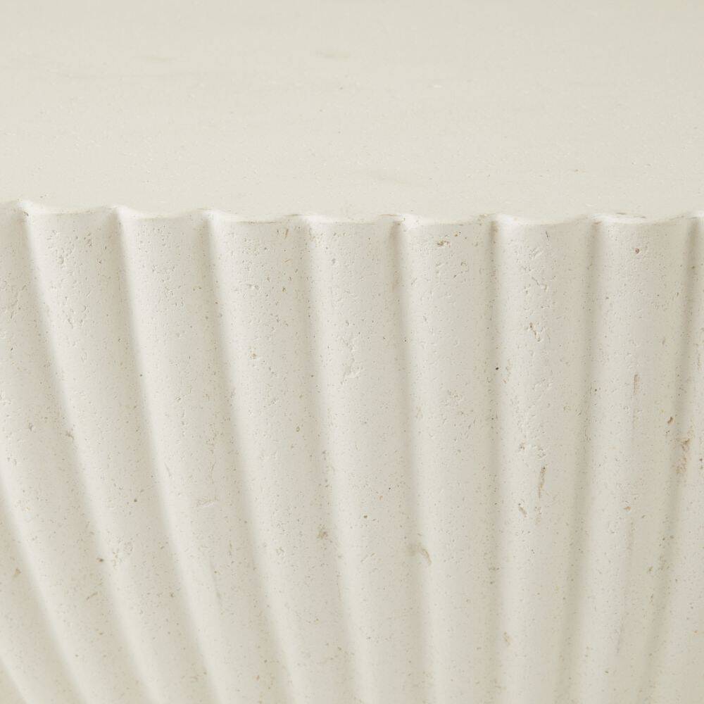 Etta 48" Ivory Outdoor Coffee Table