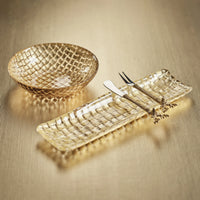 Braided Gold 7" Bowl - Set of 12