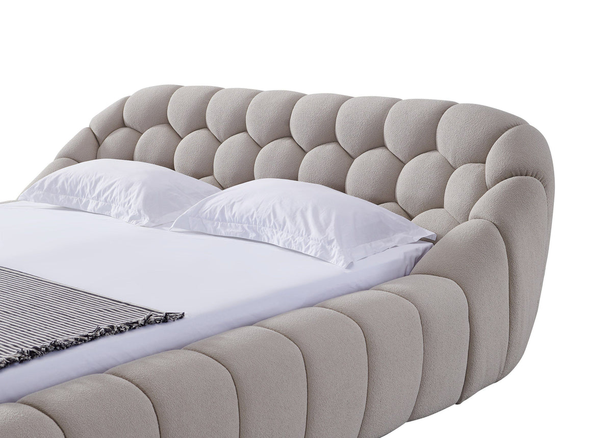 Nicoma Modern Beige Bed