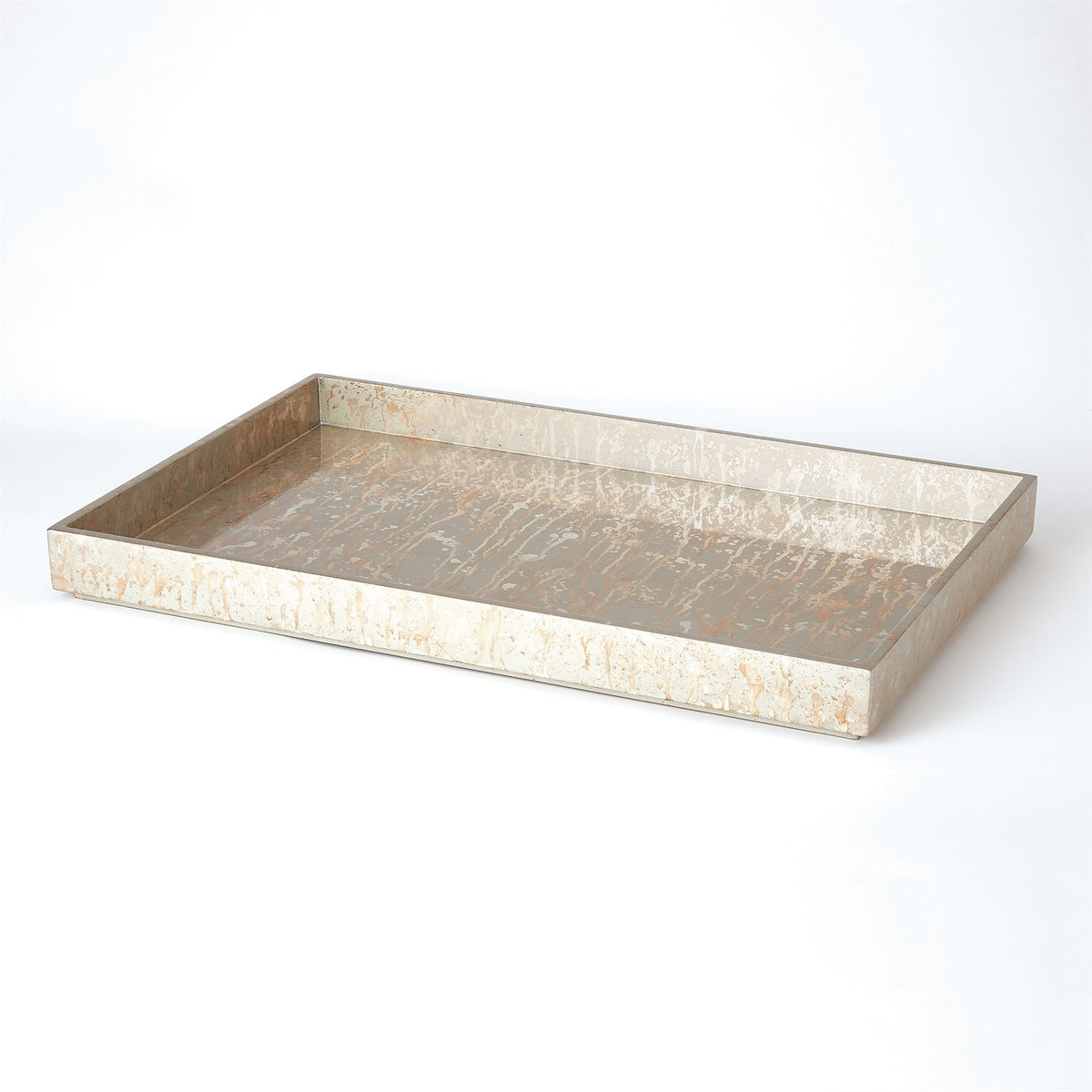 Champagne Silver Leaf Tray (2 Sizes Available)