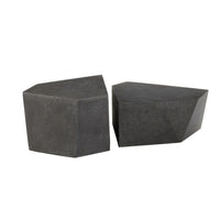 Drover Outdoor Black Coffee Tables (Set of 2)