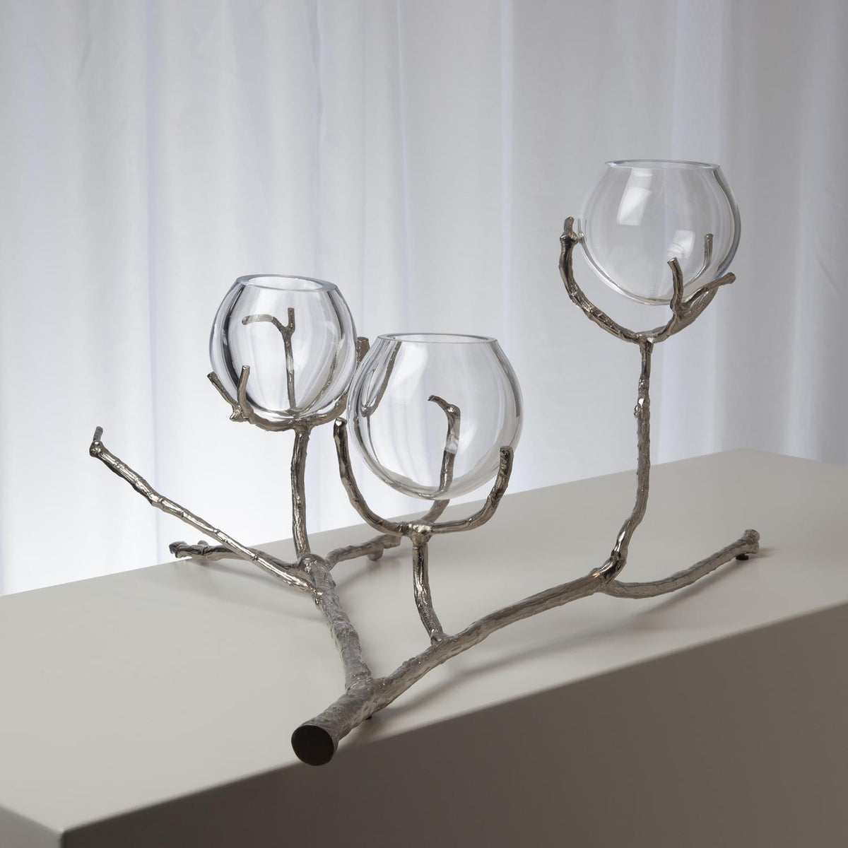 Twig Nickel 3 Vase Holder