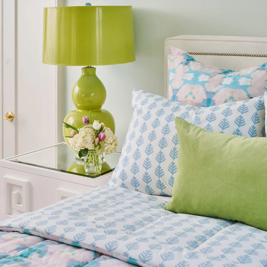 Serenity Green Velvet Pillow (3 Sizes Available)