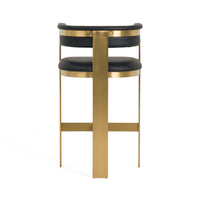 Divine Modern Black & Gold Barstool