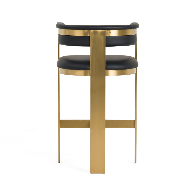 Divine Modern Black & Gold Barstool