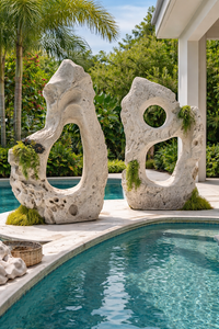 Cast Rock 97” Sculpture II