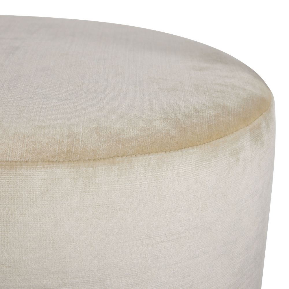 Aarna Sterling Velvet Ottoman