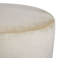 Aarna Sterling Velvet Ottoman