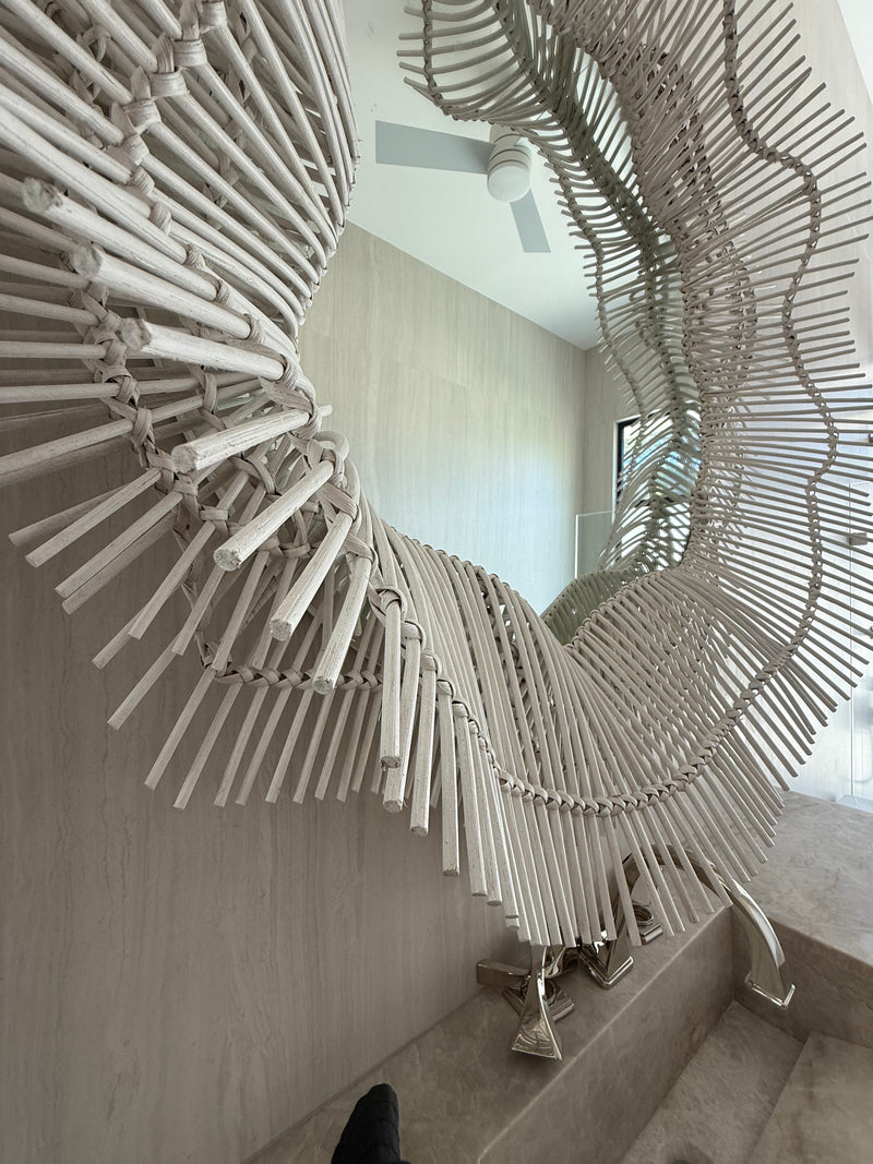 Miramar 46" White Mirror