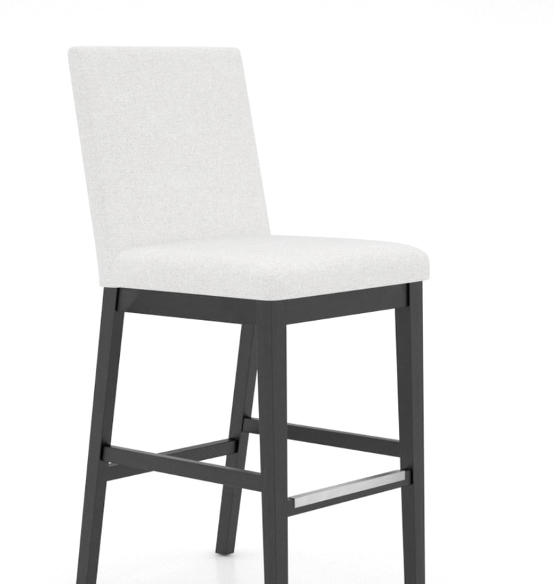 Roya White Faux Leather Bar Stool