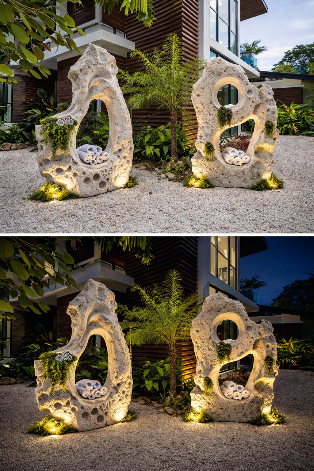 Cast Rock 97” Sculpture II
