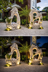Cast Rock 97” Sculpture II