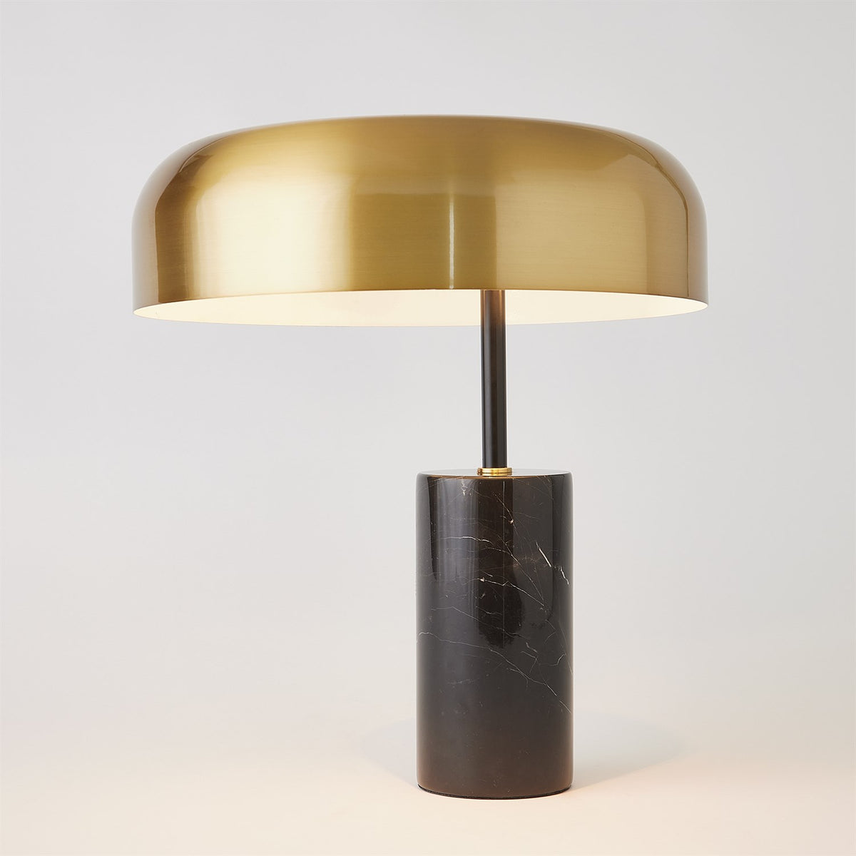 Dome Table Lamp-Gold/Black