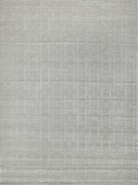 Ramo Modern Light Silver Patterned Area Rug - Elegance Collection