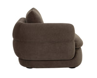 Oressa Brown Modular Left Arm Chair