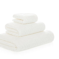 Villari White Luxury Bath Towels